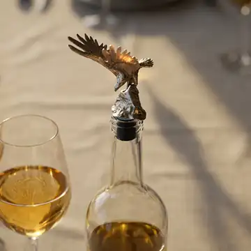 Kartal Figürlü Şişe Tıpası - Özel Cam Kaideli 3