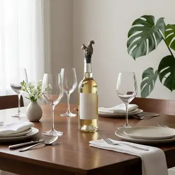 Sincap Figürlü Şişe Tıpası - Özel Cam Kaideli 5