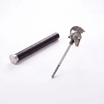 Antik Miğfer Figürlü Pipo Temizleyici & Tamper 5