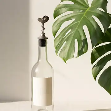 Dionysos Figürlü Şişe Tıpası - Özel Cam Kaideli 4