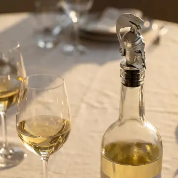 Korint Miğferi Figürlü Şişe Tıpası - Özel Cam Kaideli 3
